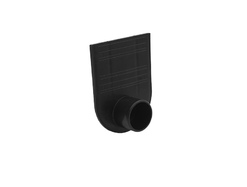 Заглушка-переходник для лотков пластиковых Стандарт 100.125 и 100.175 (черный)