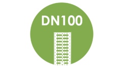 Водоотводные лотки пластиковые. Серия Ecoteck STANDART 100