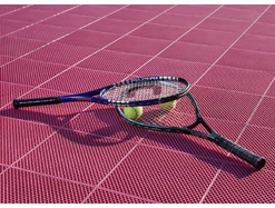 Напольное спортивное модульное покрытие решетчатой структуры в виде плит Ecoteck Sport